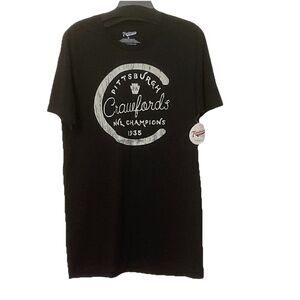 1935 CHAMPIONS PITTSBURGH CRAWFORDS UNISEX T-SHIRT Black Medium New